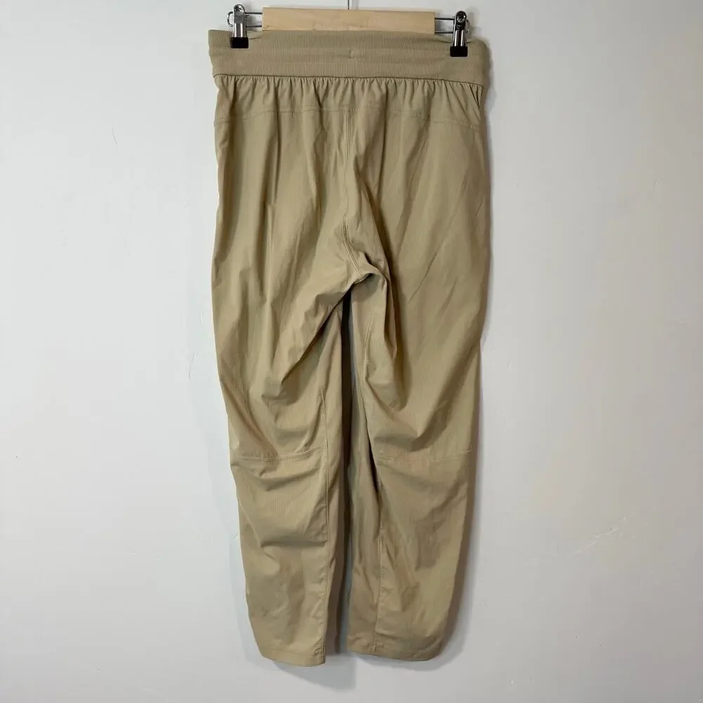 Lululemon Women's Beyond the Studio Crop Pants Trench Tan‎ 6 Swift Athleisure